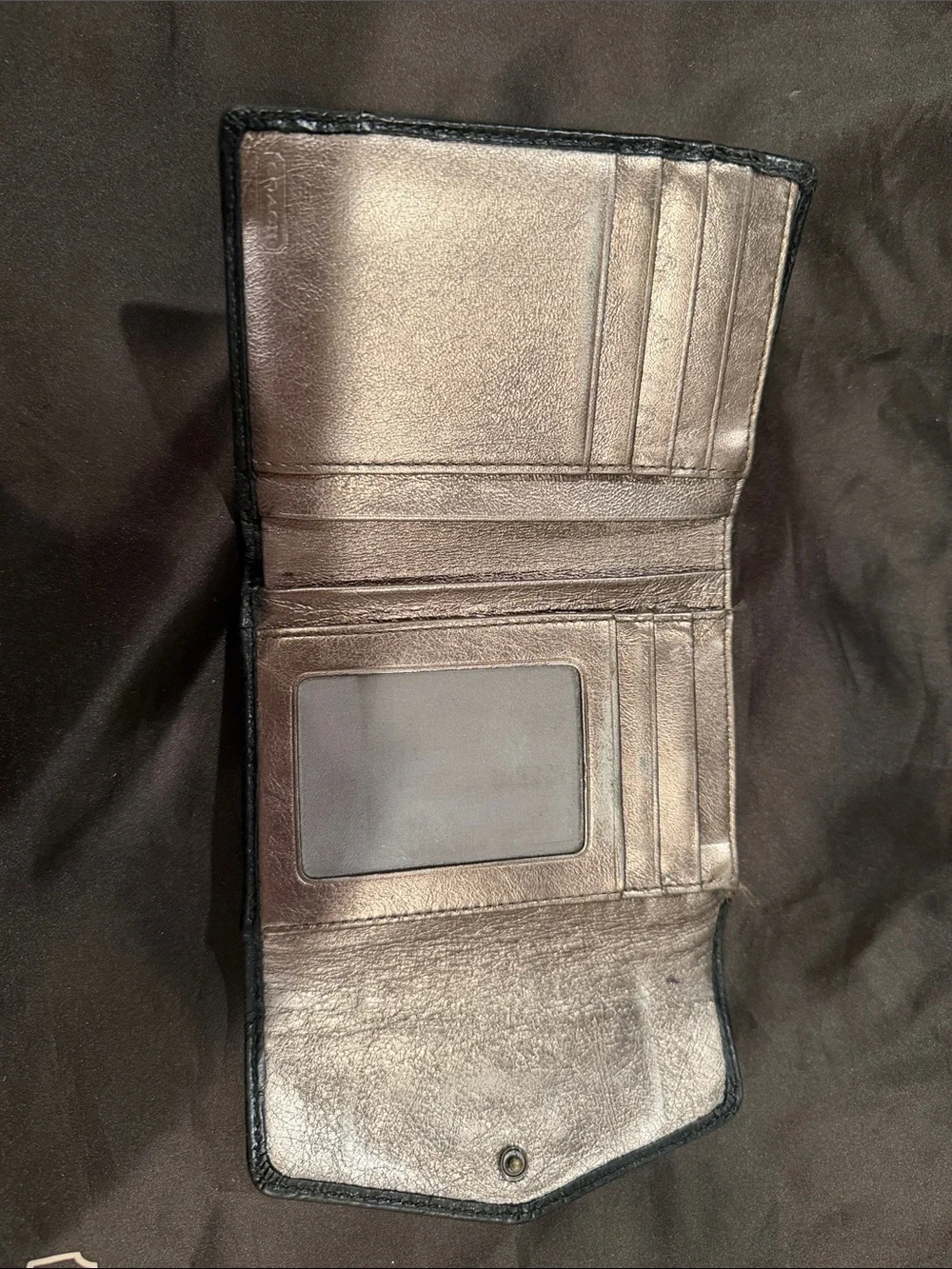 Coach croc embossed